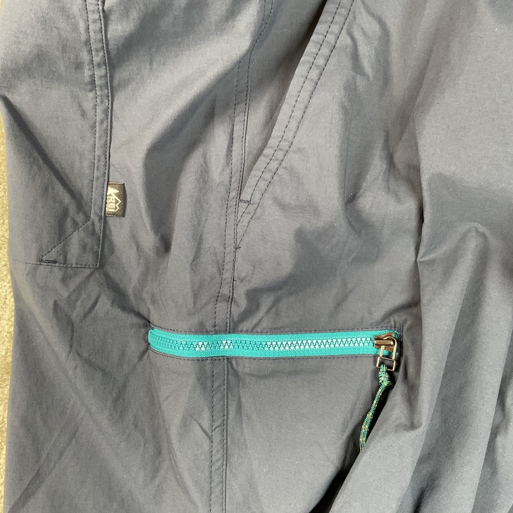 REI Co-op Hiking Pants Mens 42x32 Blue Gray Excellent Performance Trail Trousers - Picture 5 of 9